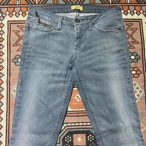 C.n.c low waist skinny jeans with embellishments